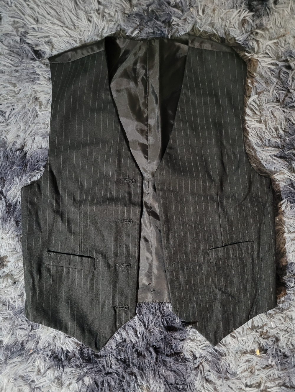 Reversible Pinstripe Vest